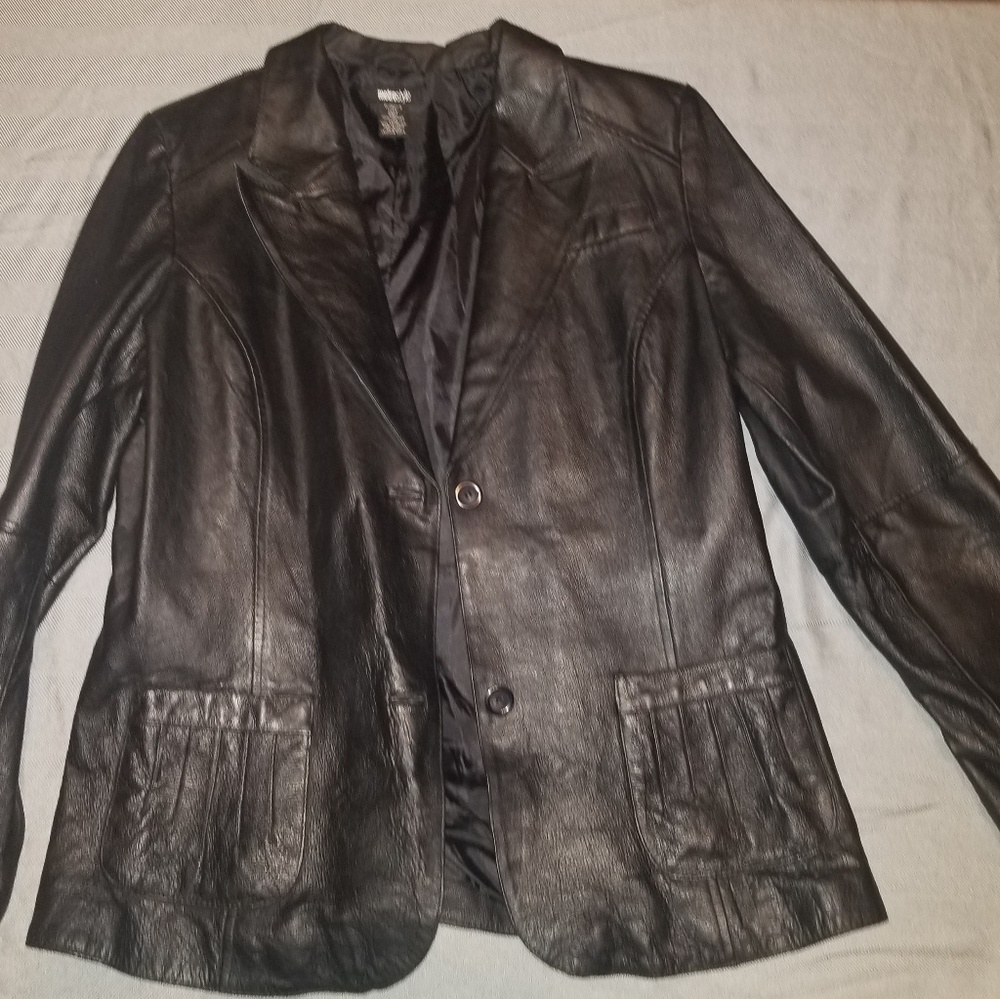 Leather Blazer